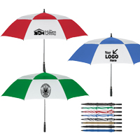 58" Arc Vented, Windproof Umbrella